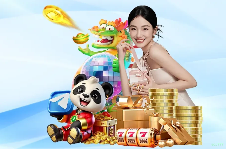 Imagem promocional dos jogos de lottery da sol777